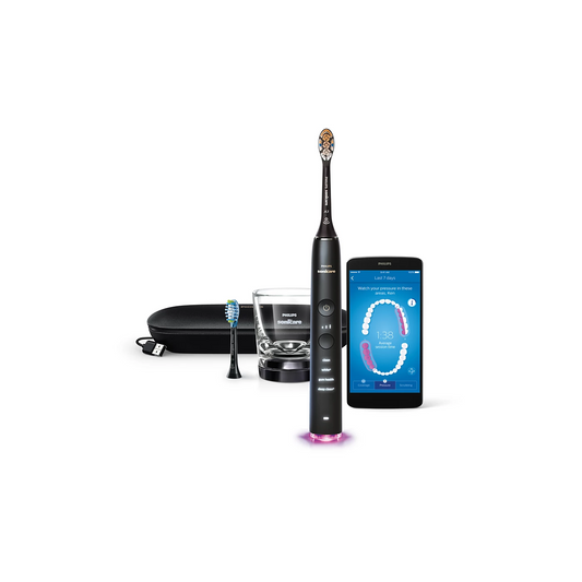 Philips Sonicare DiamondClean Smart 9350 – Rechargeable Electric Toothbrush (Black) image 1