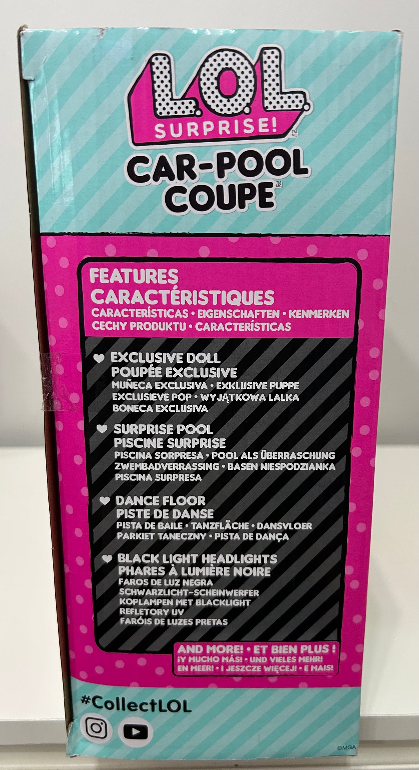 L.O.L. Surprise! Car-Pool Coupe with Exclusive Doll - Rose Gold