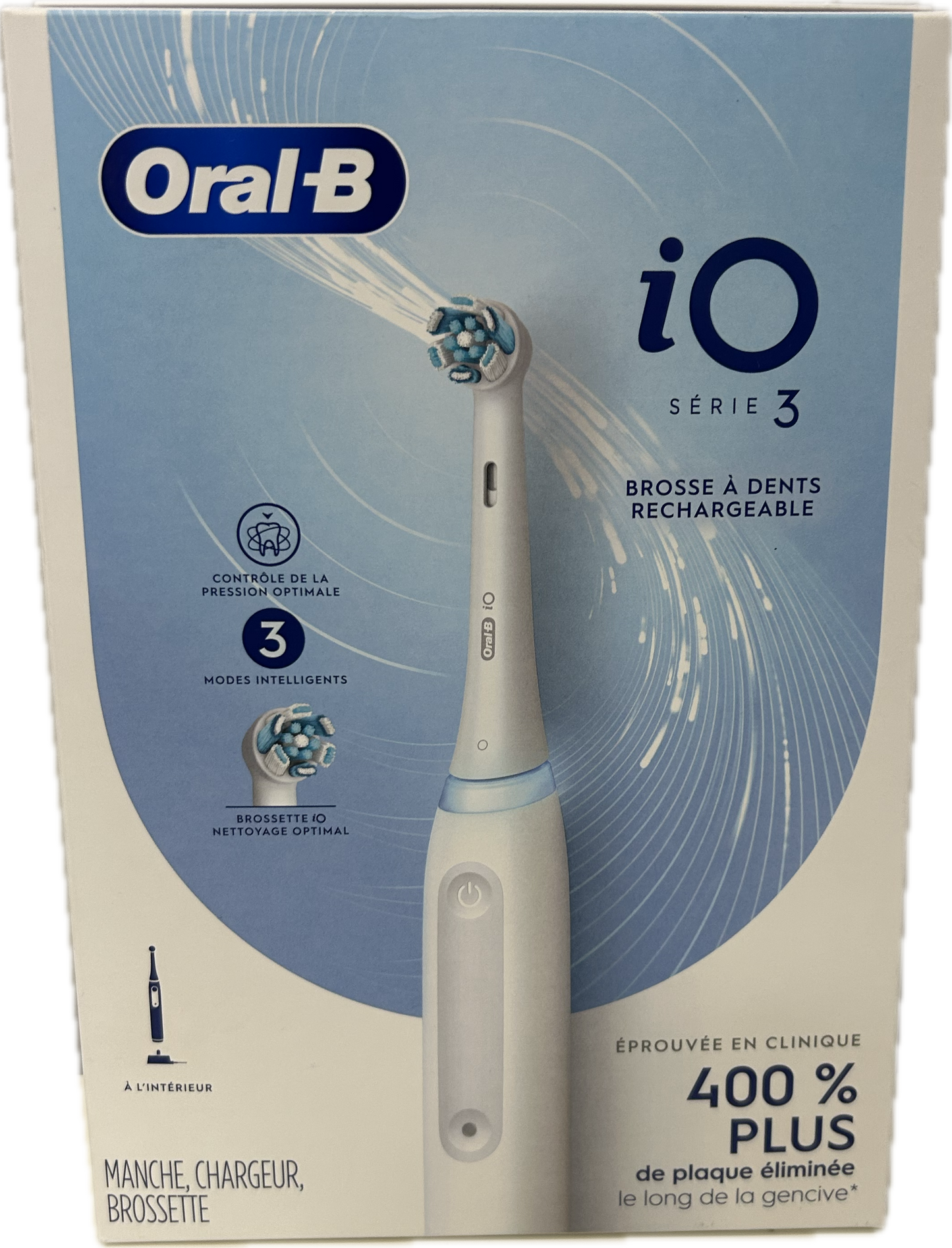 Oral-B iO Series 3 Electric Toothbrush — White | Brand New Factory Sealed