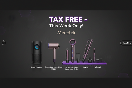 Tax free on Dyson Products