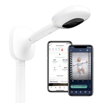 Nanit Pro Smart Baby Monitor Camera with Wall Mount | HD WiFi Video Baby Monitor with Sleep Tracking