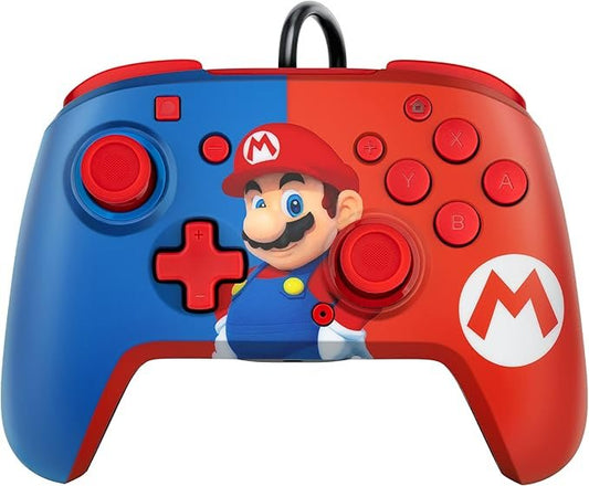 PDP AIRLITE Wired Headset & REMATCH Wired Controller Bundle: Mario Dash for Nintendo Switch - OLED Model image 1