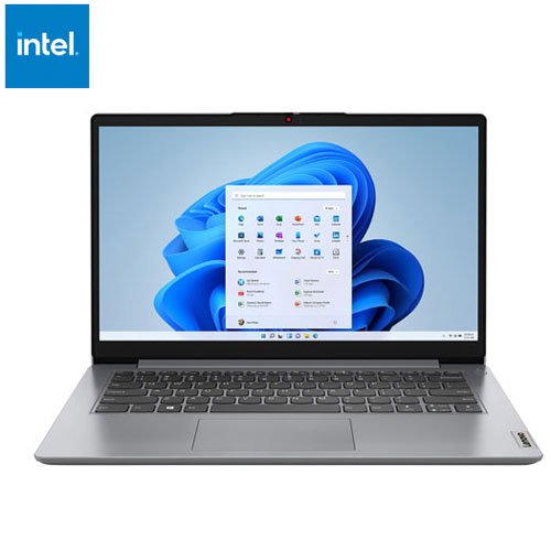 Lenovo IdeaPad 1i 14" Laptop, Intel N4500, 4GB RAM, 128GB eMMC, Windows 11 Cloud Grey image 1