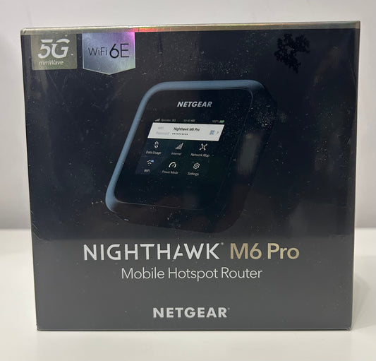 NETGEAR Nighthawk M6 Pro 5G mmWave Wi-Fi 6E Mobile Hotspot (MR6550) | Unlocked | Brand New