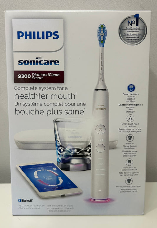 Philips Sonicare DiamondClean 9300 Smart Rechargeable Electric Toothbrush - White (HX9903/01)