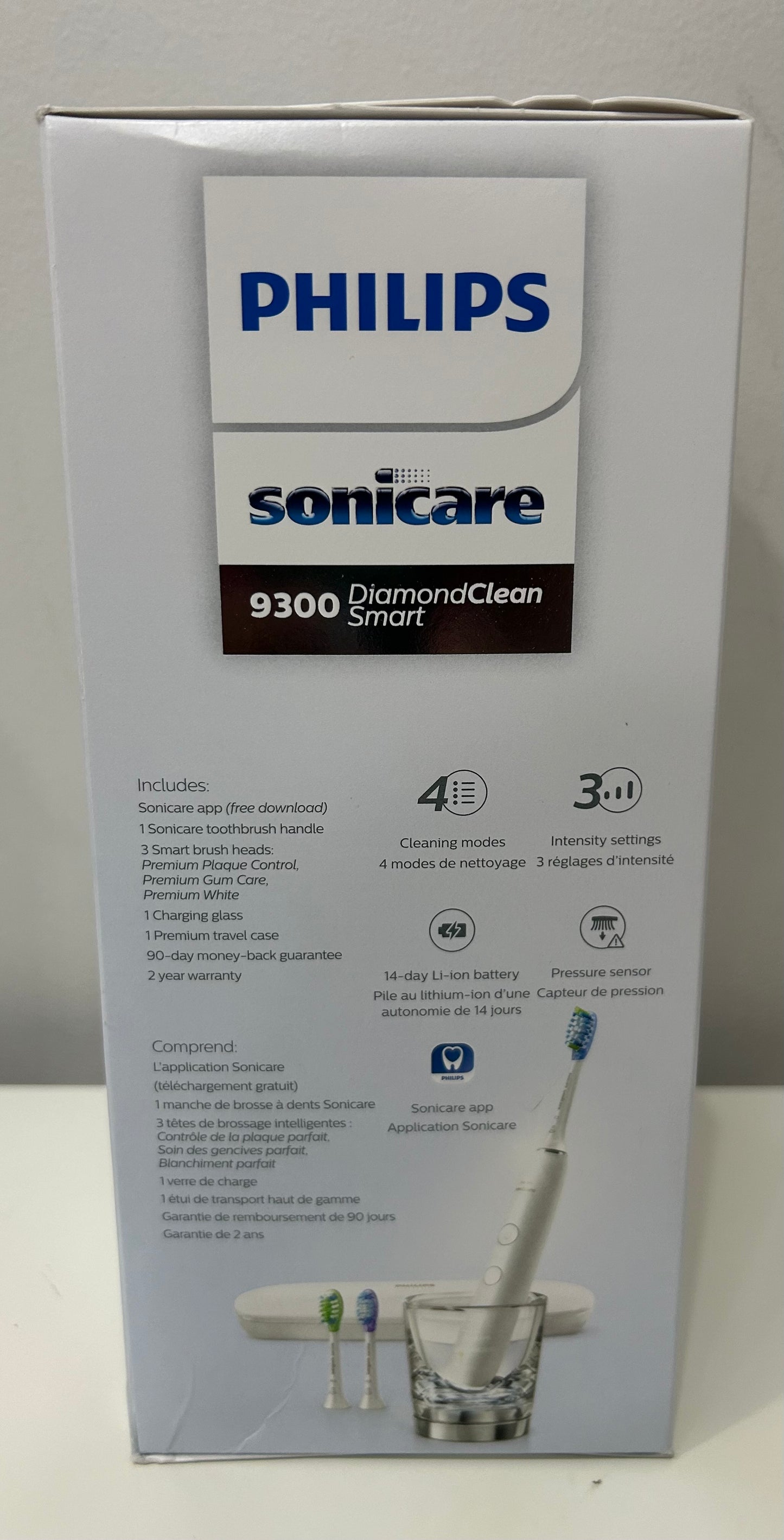 Philips Sonicare DiamondClean 9300 Smart Rechargeable Electric Toothbrush - White (HX9903/01)