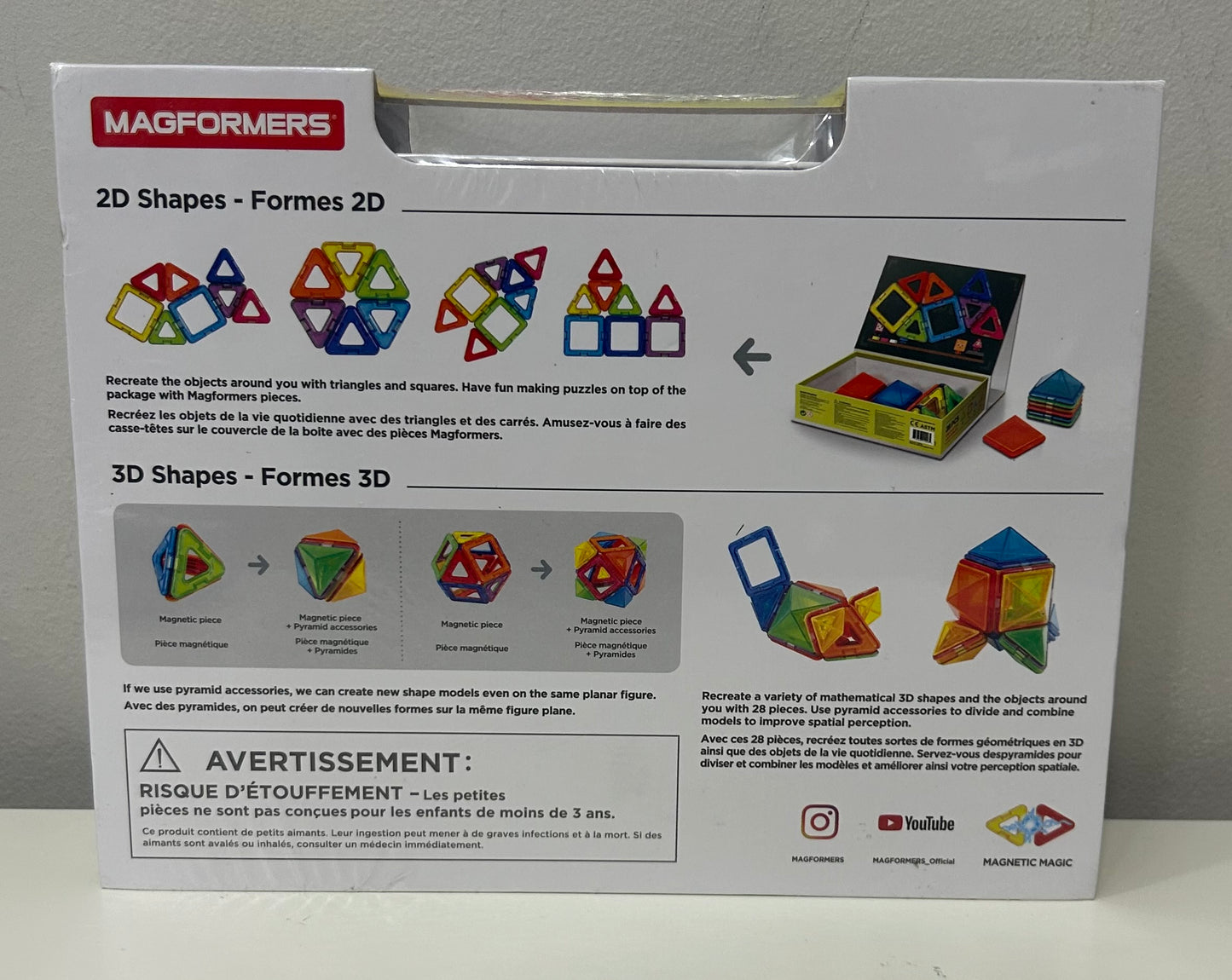 Magformers Pop-Up Box 28-Piece Set (Brand New, Sealed)