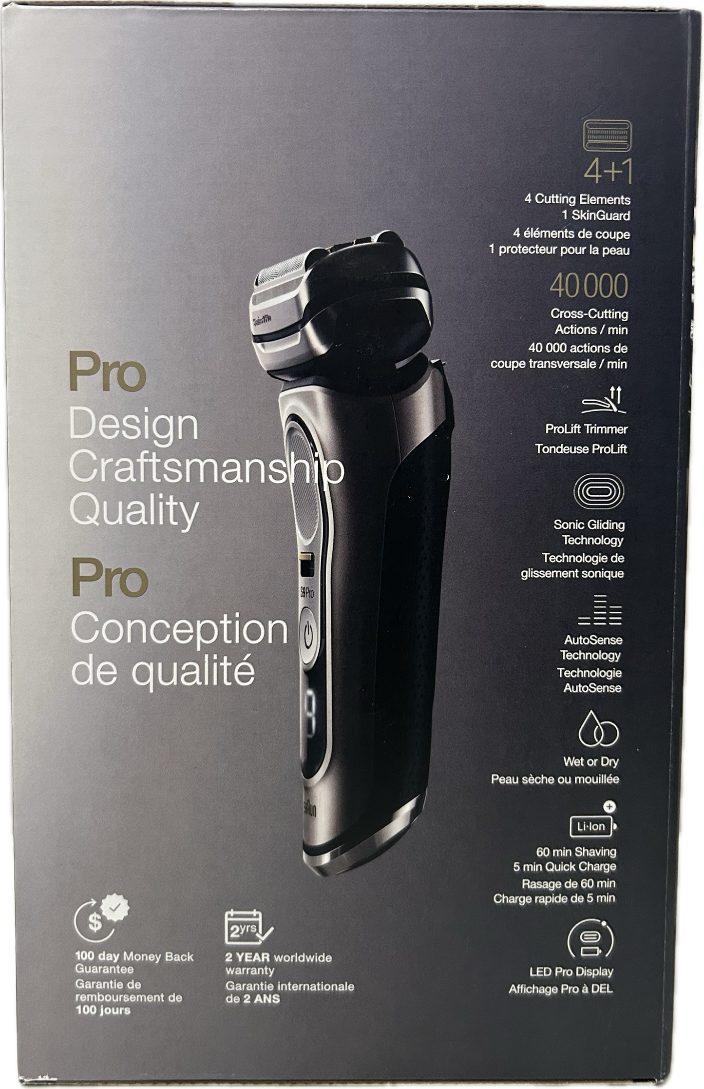 Braun Series 9 Pro Electric Razor for Men 9465cc — Noble Metal