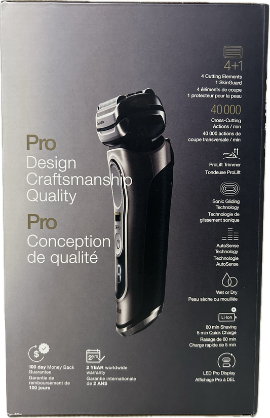 Braun Series 9 Pro Electric Razor for Men 9465cc — Noble Metal