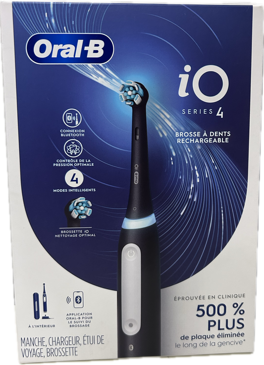 Oral-B iO Series 4 Electric Toothbrush — Black 🖤