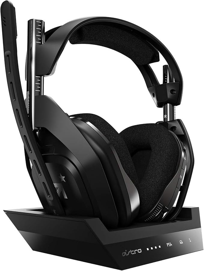 Brand New ASTRO Gaming A50 Wireless+Base Station for PlayStation 4 & PC Black image 1