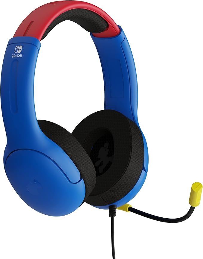 PDP AIRLITE Wired Headset & REMATCH Wired Controller Bundle: Mario Dash for Nintendo Switch - OLED Model image 2