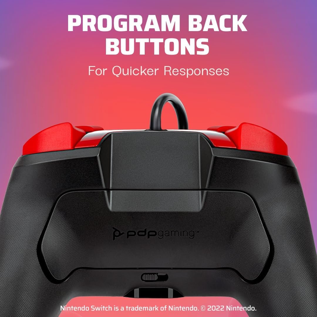 PDP AIRLITE Wired Headset & REMATCH Wired Controller Bundle: Mario Dash for Nintendo Switch - OLED Model image 6