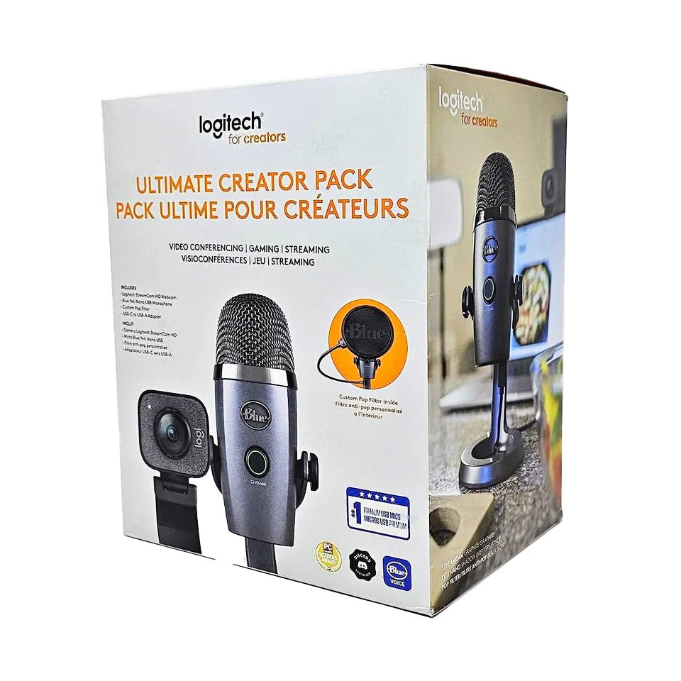 Logitech Ultimate Creator Pack - StreamCam 1080p HD & Yeti Nano Premium USB Microphone image 0