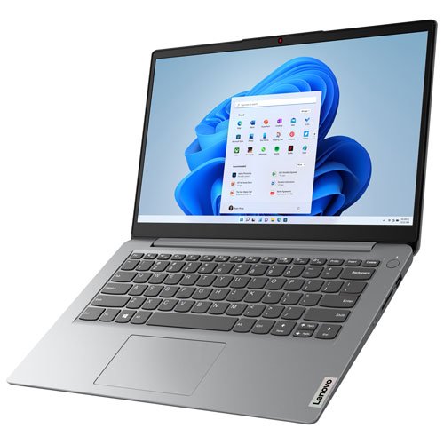 Lenovo IdeaPad 1i 14" Laptop, Intel N4500, 4GB RAM, 128GB eMMC, Windows 11 Cloud Grey image 4