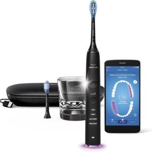 Philips Sonicare DiamondClean Smart 9350 – Rechargeable Electric Toothbrush (Black)
