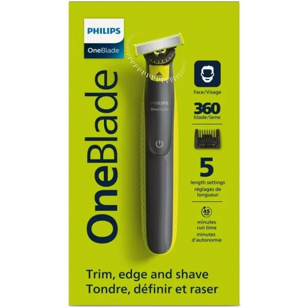 Philips OneBlade 360 Face – Trim, Edge & Shave with Precision
